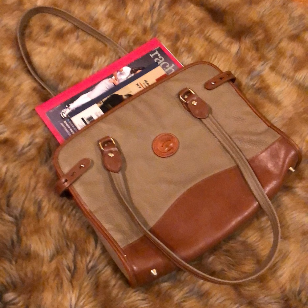 Dooney & Bourke Two-Toned Leather Work Bag!!!
